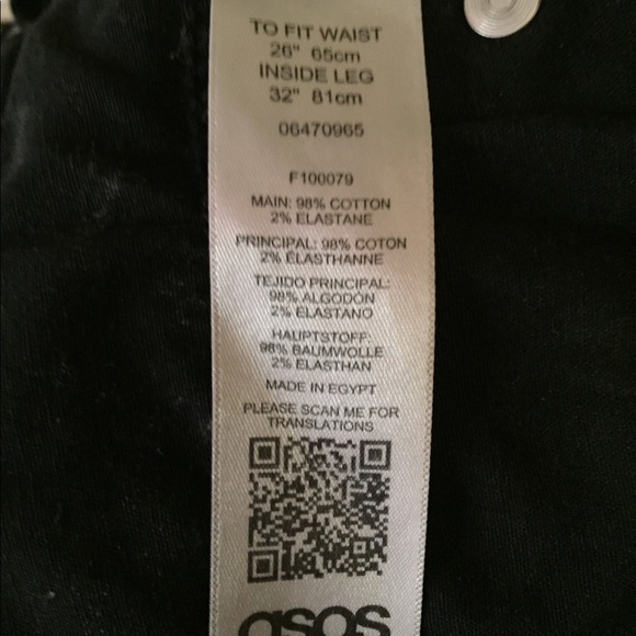 ASOS black skinny fit Mom jeans - Picture 8 of 8